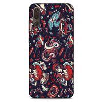 Retro (6) Desen Silikon Kılıf Renkli Huawei P20 Pro Kılıf