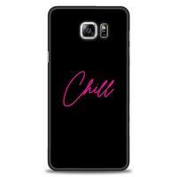 Samsung Galaxy Note 5 Kılıf HD Baskılı Kılıf - Chill + Tam Ekran Koruyucu
