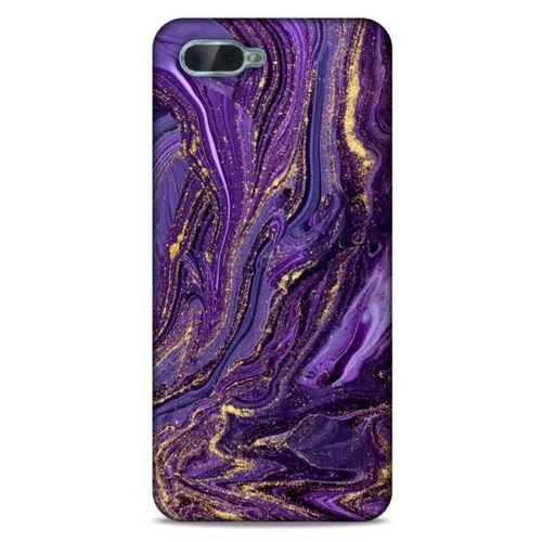 Oppo Rx17 Neo Uyumlu Kılıf Mor Delisi (3) Kapak Kumlu