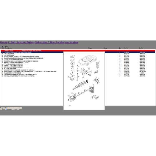 Vauxhall VX220 Opel Speedster Kapı Kilidi Kapağı Boş GM 9198184 (Bu ürün Sadece Plastik parçadır - Almadan Önce Soru Sorabilirsiniz)