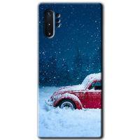 Samsung Galaxy Note 10 Plus HD Baskılı Kılıf + 9D Tam Ekran Koruyucu - Karlı Vosvos