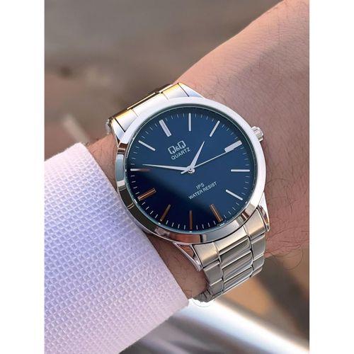 Q&Q Çelik Kordon 2 Yıl Garantili 3 Atm Suya Dayanıklı Erkek Kol Saati QQ.E2001.A2