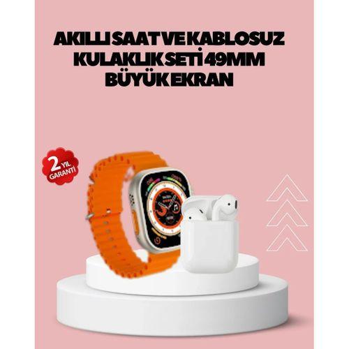 Watch 9 Max Akıllı Saat 45 Mm Geniş Ekran Kulaklık Seti