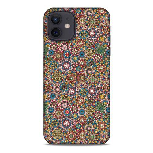 Ethnic Culture (68) Apple iPhone 12 Kılıf Silikon Kapak Desenli