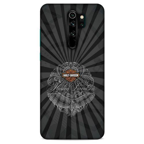 Xiaomi Redmi Note 8 Pro Uyumlu Kılıf Motorsiklet (40) Fit Silikon Kılıf Harley