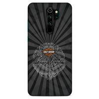 Xiaomi Redmi Note 8 Pro Uyumlu Kılıf Motorsiklet (40) Fit Silikon Kılıf Harley