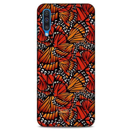 Samsung Galaxy A50 Kılıf Kelebek Etkisi (5) Koruma Kabı Beyaz Lacivert