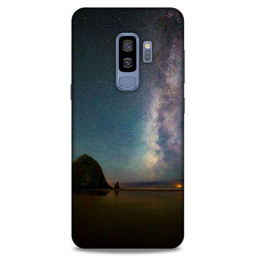 Lopard Samsung Galaxy S9 Plus Uyumlu Kılıf Gece'S (20) Koruyucu Kılıf Siyah Yeşil
