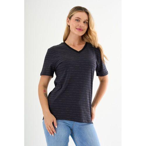 ALEXANDERGARDI V Yaka Çizgili T-shirt