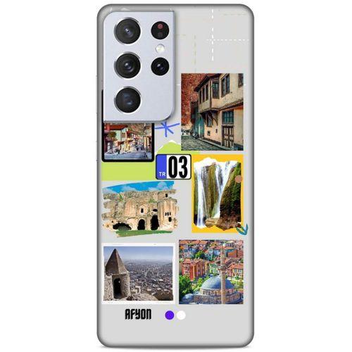 Lopard Samsung Galaxy S21 Ultra Uyumlu Kılıf Şehirli ※ (3) Afyonkarahisar Kapak