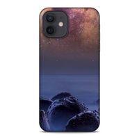 Lopard Apple iPhone 12 Uyumlu Kılıf Gece'S (26) Tpu Silikon Kılıf Bordo