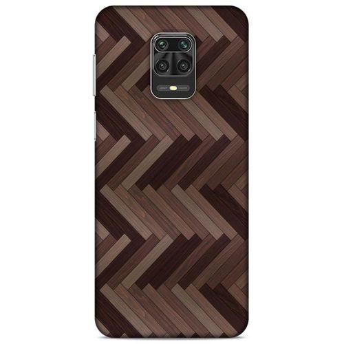 Lopard Xiaomi Redmi Note 9 Pro Uyumlu Kılıf Wood'X (33) Hybrid Kılıf Baskılı