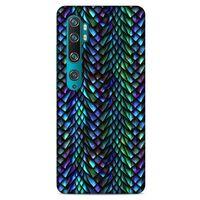 Xiaomi Mi Note 10 Kılıf Dragons (1) Kılıfı Ejderha Pulları Rainbow