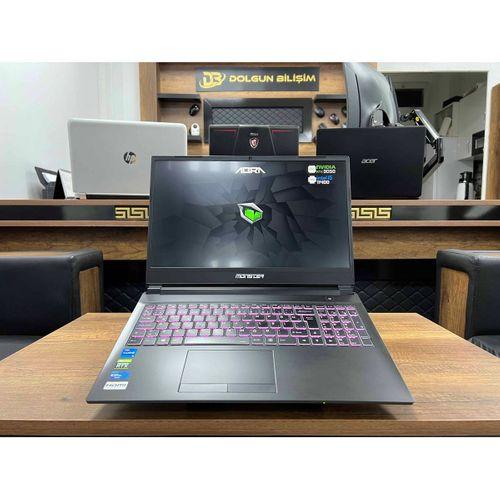 Monster Abra A5 V17.1 İKİNCİ EL GARANTİLİ Intel Core i5 11400H 8GB 500GB SSD RTX3050 15.6" FHD 144Hz