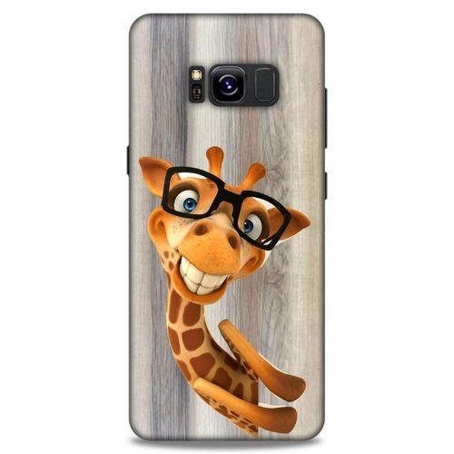 Lopard Samsung Galaxy S8 Uyumlu Kılıf GameX (43) Thin Fit Kılıf Gözlüklü Zürafa