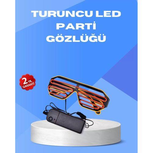 Gece Eğlencelerine Özel Renkli Led Işıklı Gözlük
