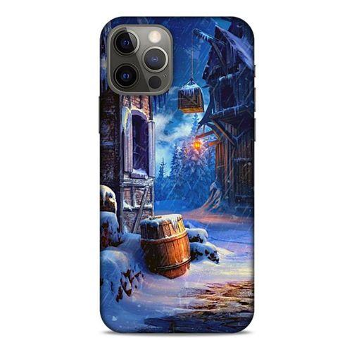 Apple iPhone 12 Pro Kılıf Snowix (46) Core Armor Kılıf Kahverengi Mavi