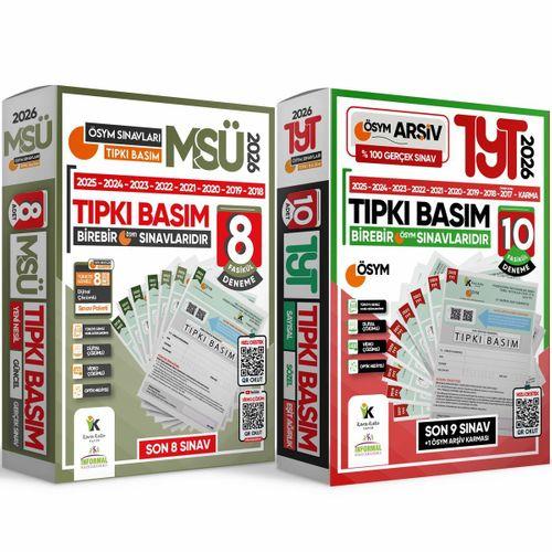 2026 YKS-TYT-MSÜ ÖSYM Çıkmış Soru Tıpkı Basım 18li (10+8) Deneme Paketi Video Çözümlü Türkiye Geneli