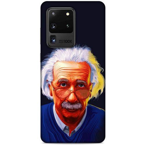 Samsung Galaxy S20 Ultra Kılıf Almanya (37) Silicone Cover Einstein