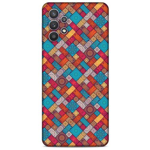 Lopard Samsung Galaxy A32 Uyumlu Kılıf Ethnic Culture (29) Arka Koruma Kılıfı