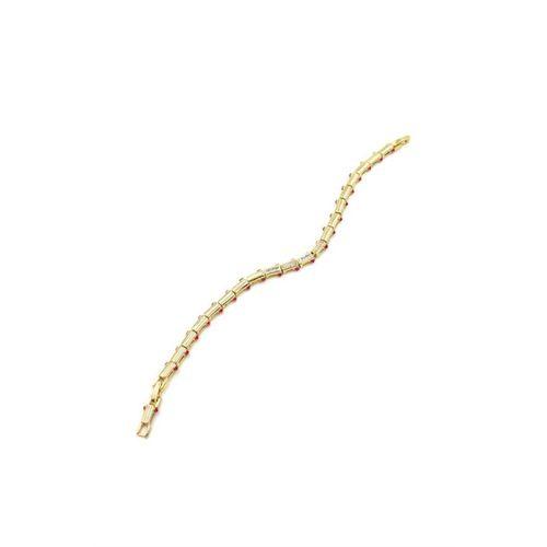 Taşlı VİP Bileklik - Altın