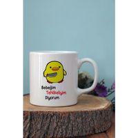 Bebeğim Tehlikeliyim Diyorum Baskılı Kupa Bardak