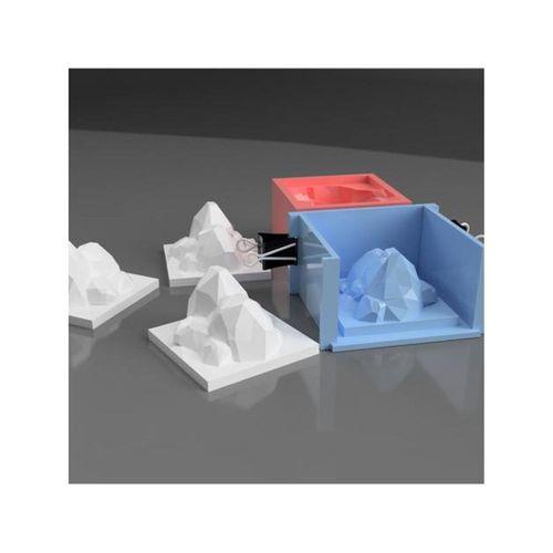 Beton veya Alçıdan Kaya Parçaları Yapım Kalıbı 3D Baskı (Bu ürün Sadece Plastik parçadır - Almadan Önce Soru Sorabilirsiniz)