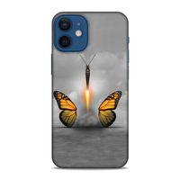 Lopard Apple iPhone 12 Mini Uyumlu Kılıf Manipülasyon ☻ (31) TPU Kılıf Baskılı