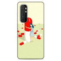 Xiaomi Mi Note 10 Lite Kılıf Depresyon (19) Kılıfları Kahve Turuncu