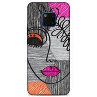 Lopard Huawei Mate 20 Pro Uyumlu Kılıf Manipülasyon ☻ (2) Kabı Desenli
