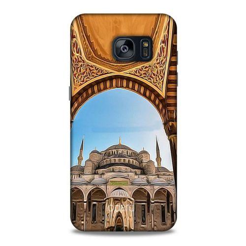 Samsung Galaxy S7 Edge Kılıf Dünya Mimarisi (13) Silikon Kap Sultanahmet Camii