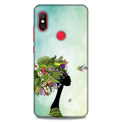 Lopard Xiaomi Mi A2 Lite Uyumlu Kılıf Sürreal Yüzler ♀ (37) Silicone Cover Baskılı