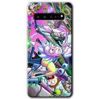 Samsung Galaxy S10 Plus Kılıf HD Desen Baskılı Arka Kapak - Graffiti Çizgi Film