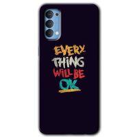 Oppo Reno 4 Kılıf HD Desen Baskılı Arka Kapak - Everything