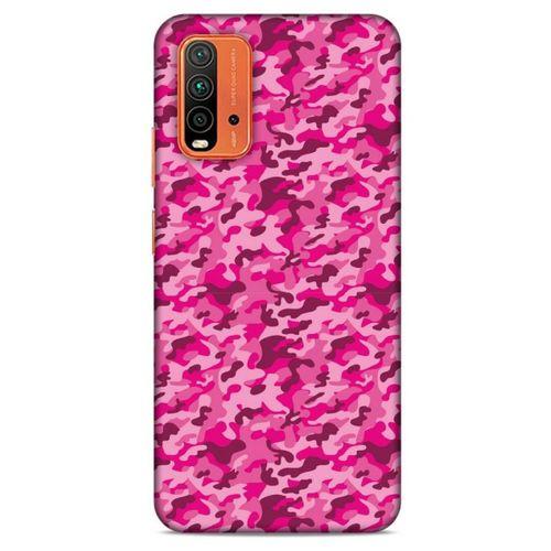 Xiaomi Redmi 9T Uyumlu Kılıf Pembe Delisi (32) Soft Silikon Kılıf Kamuflaj
