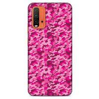 Xiaomi Redmi 9T Uyumlu Kılıf Pembe Delisi (32) Soft Silikon Kılıf Kamuflaj