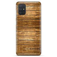 Lopard Samsung Galaxy M51 Uyumlu Kılıf Wood'X (16) Kalın Kılıf Desenli