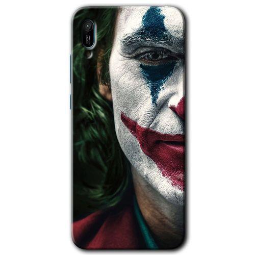 Huawei Y6 2019 Kılıf HD Desen Baskılı Arka Kapak - Joker + Kırılmaz Cam