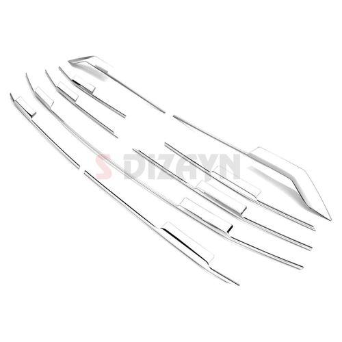 S-Dizayn Ford Tourneo Custom 2 Krom Ön Panjur 9 Prç. 2023 Üzeri A+ Kalite