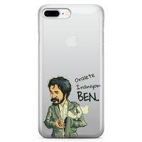 Apple iPhone 7 Plus Kılıf Caps Oraleti Seviyorum Ben Arka Kapak Koruma Desenli Full Koruyucu