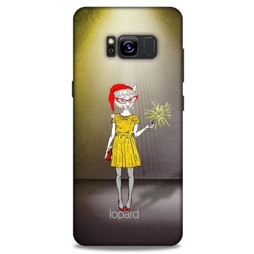 Samsung Galaxy S8 Kılıf FunnyMaX (32) Soft Silikon Kılıf Turuncu Kahve