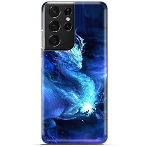 Samsung Galaxy S21 Ultra Kılıf Dragons (36) Glitter Kılıf Ejderha Ateşi
