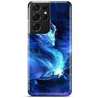 Samsung Galaxy S21 Ultra Kılıf Dragons (36) Glitter Kılıf Ejderha Ateşi