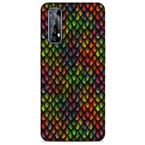 Huawei P Smart 2021 Kılıf Dragons (6) Silikon Kılıf Ejderha Skin Çok Renkli