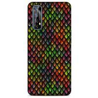 Huawei P Smart 2021 Kılıf Dragons (6) Silikon Kılıf Ejderha Skin Çok Renkli