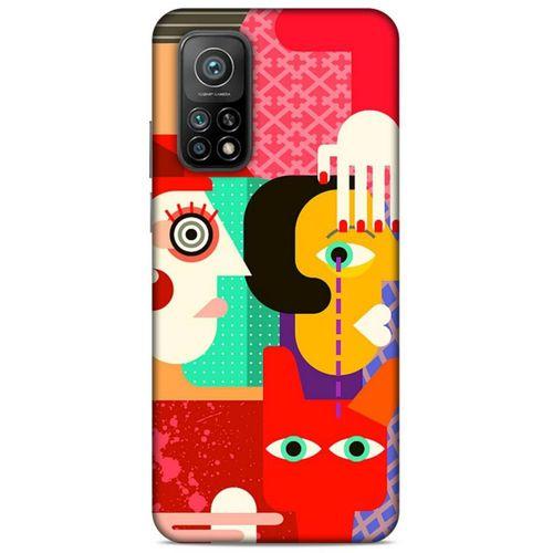 Lopard Xiaomi Mi 10T Pro 5G Uyumlu Kılıf Soyut Sanat (15) Baskılı Antişok Kılıf