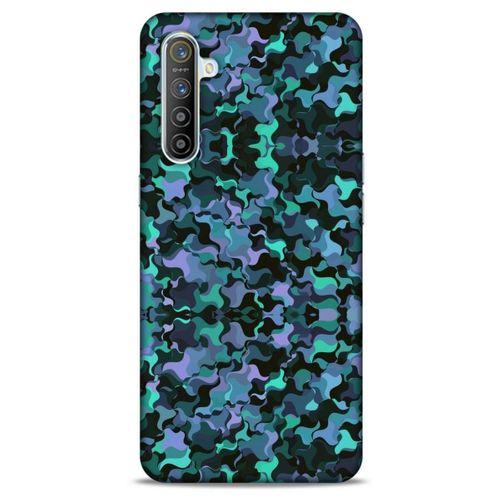 Kamuflaj 02 Oppo Realme XT Kılıf Silikon Kapak