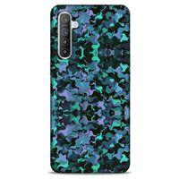 Kamuflaj 02 Oppo Realme XT Kılıf Silikon Kapak