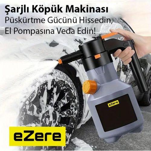 Ezere 2L Yüksek Basınçlı Şarjlı Köpük Makinası Oto Yıkama Pompası Köpük Püskürtücü