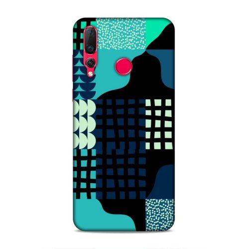 Huawei P Smart Z Uyumlu Kılıf Insomnia (17) Tasarım Kılıf Yeşil Lacivert